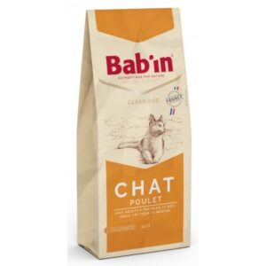 BAB'IN Classique - Chat Adulte Poulet 14 Kg