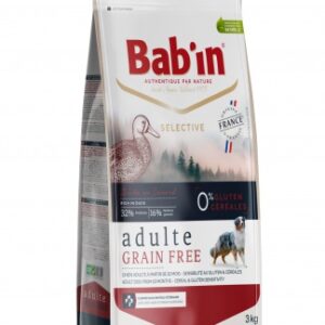 BAB'IN - Selective Adulte (Toutes Races) Grain Free CANARD